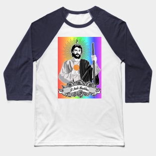 ST. JUDE THADDEUS - RAINBOW BACKGROUND Baseball T-Shirt